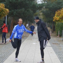 Dehnen vor dem Lauf